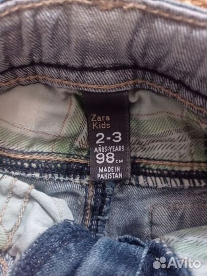 Джинсы Zara 98 +худи George