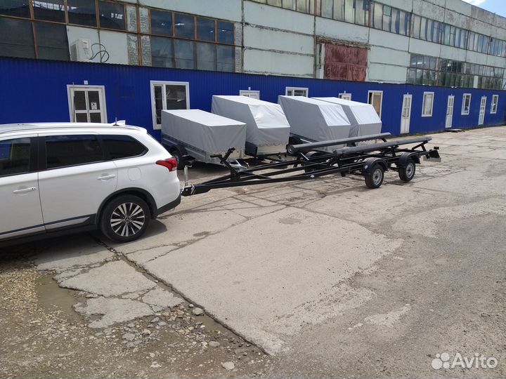 Прицеп лодочный двухосный до 7,5м. от пфс