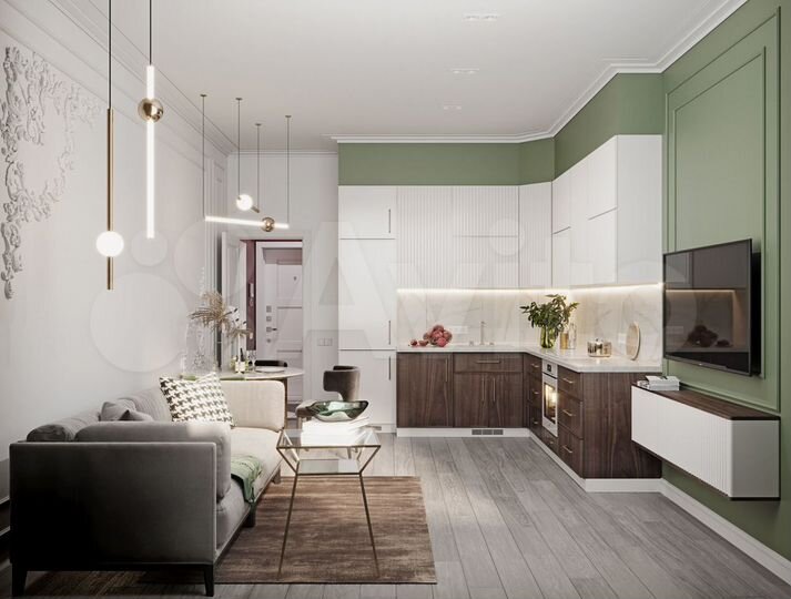 2-к. квартира, 64,9 м², 17/25 эт.