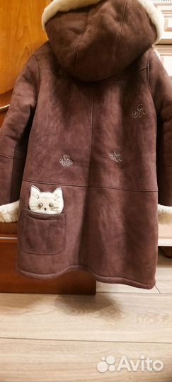 Дубленка натуральная на девочку