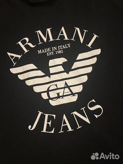 Футболка Armani Jeans оригинал черная