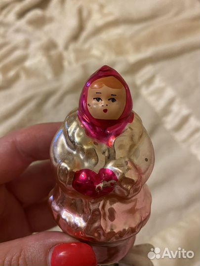 Елочная игрушка СССР Мачеха из сказки Морозко