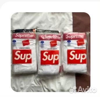 Трусы Supreme Hanes boxers оригинал