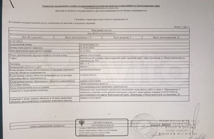 Участок 6 сот. (ИЖС)