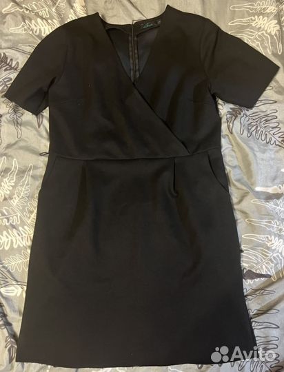 Платье черное женское 50