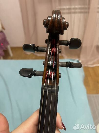 Скрипка 4/4 мастеровая 19 век немецкая