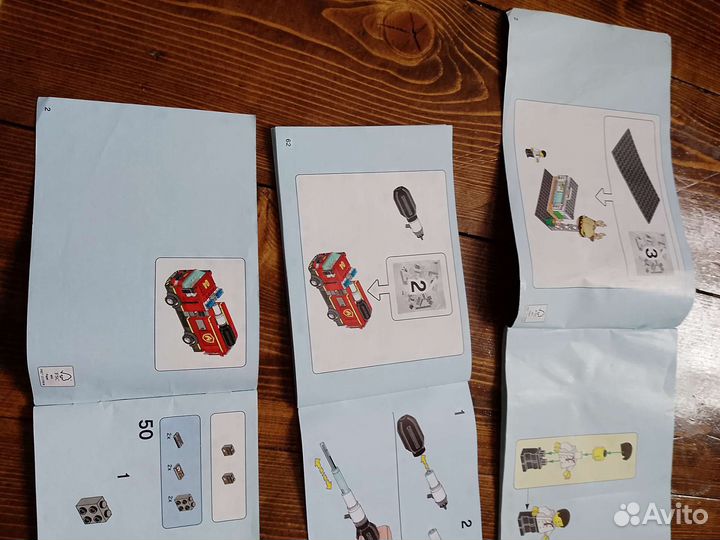 Lego пожарная машина инструкция оригинал