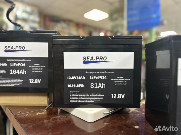 Аккумуляторная батарея SEA-PRO 81А/Ч 12,8В LiFePo4