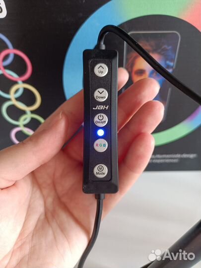 Кольцевая селфи-лампа RGB LED Soft Ring Light MJ26