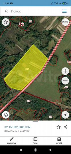 Участок 31,26 га (СНТ, ДНП)