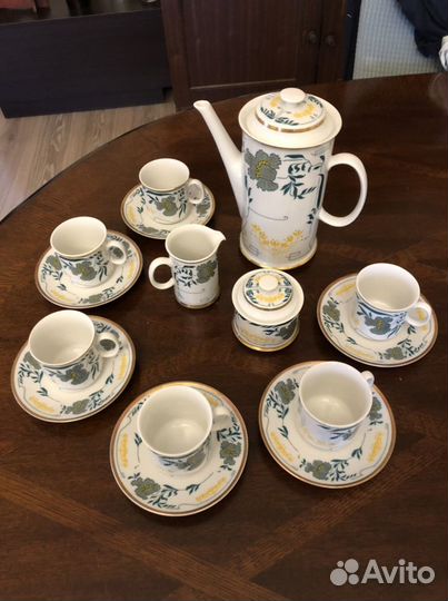 Сервиз кофейный Чехословакия конец 80-х