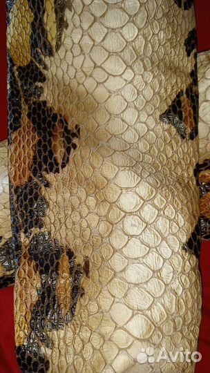 Сапоги. Винтаж. Питон