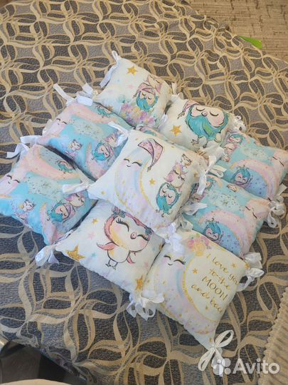 Бортики в детскую кроватку