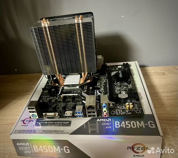 Ryzen 7 5700x + b450m + 32 gb ddr4 + cooler