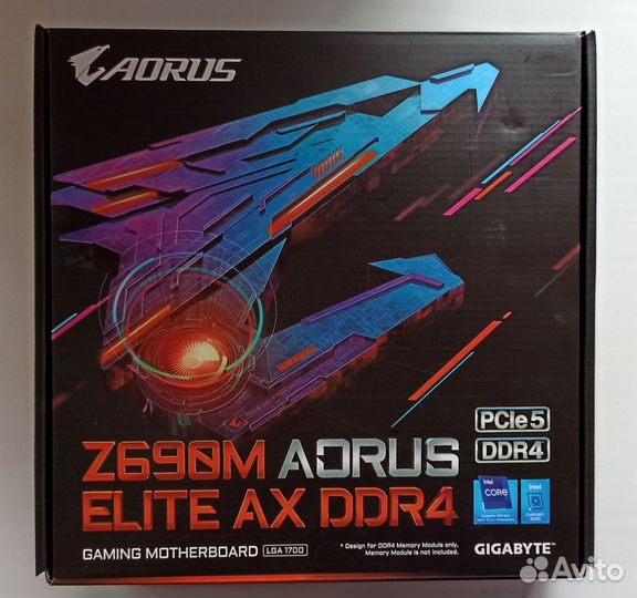 Мат плата Gigabyte Z690M aorus elite AX DDR4