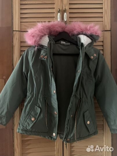 Курта парка 128 для девочки