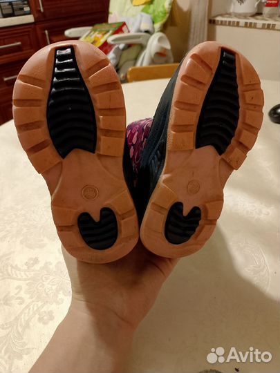 Сапоги для девочки утеплённые непромокаемые