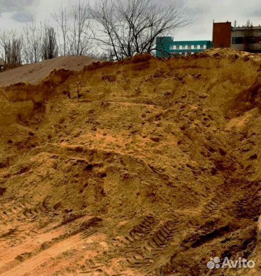 Песок карьерный с доставкой