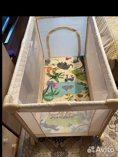 Детская кровать манеж