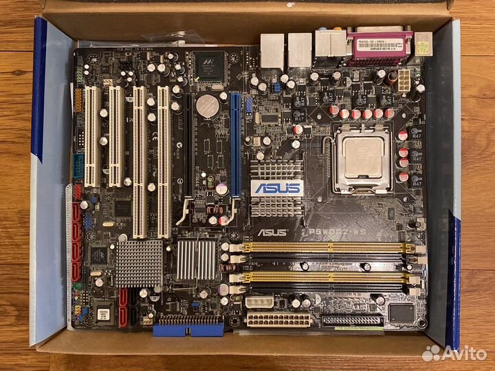 Asus p5 материнка + процессор