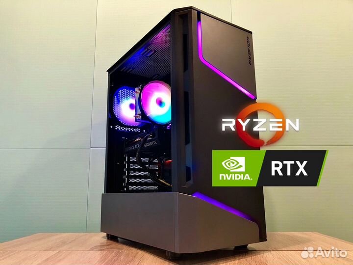 Игровой пк/RTX4060/SSD.m2.500/Ryzen5