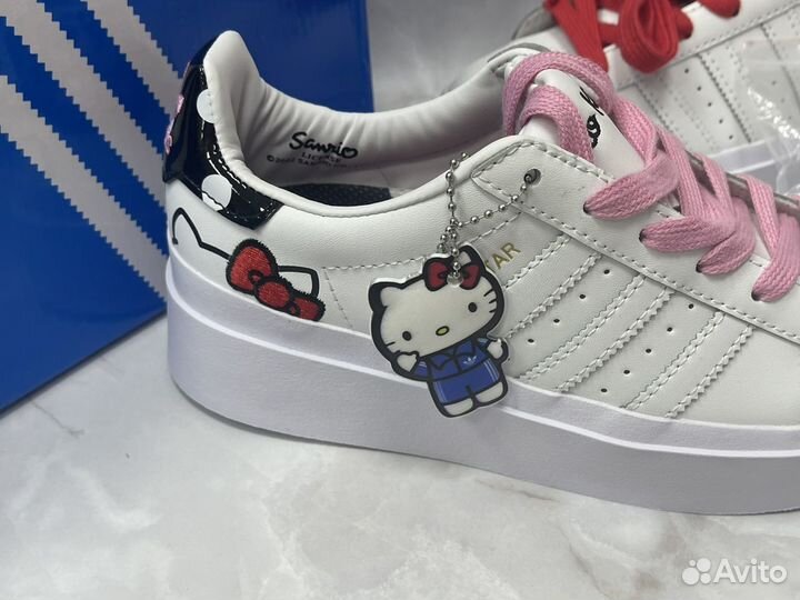 Кроссовки adidas superstar hello kitty