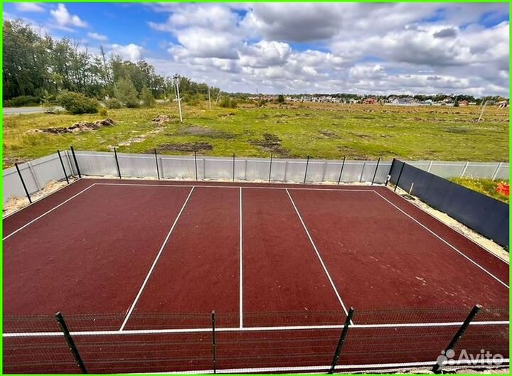 Резиновое покрытие для спортивных площадок