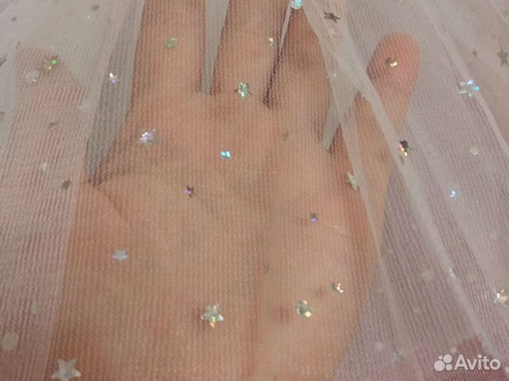 Новогодняя юбочка-снежинка на 2-4 года