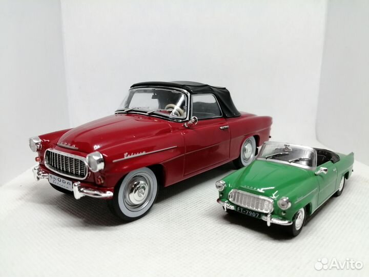 Модель Skoda Felicia Cabriolet 1959 в масштабе1:24