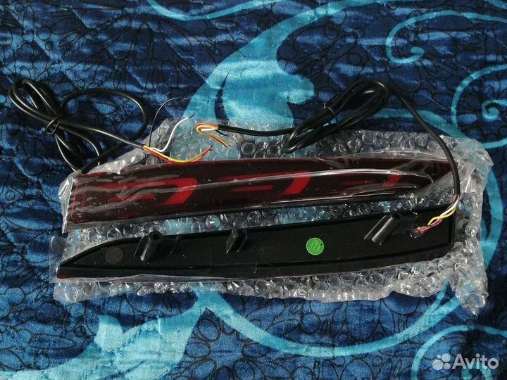 Лэд катафоты в задний бампер хендай солярис 2