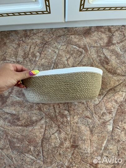 Корзинка из джута