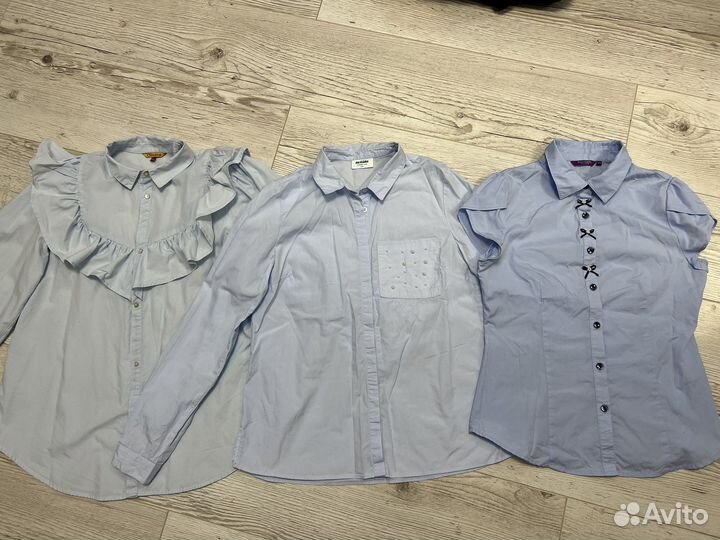 Школьная рубашка, блузка, водолазка 152-158