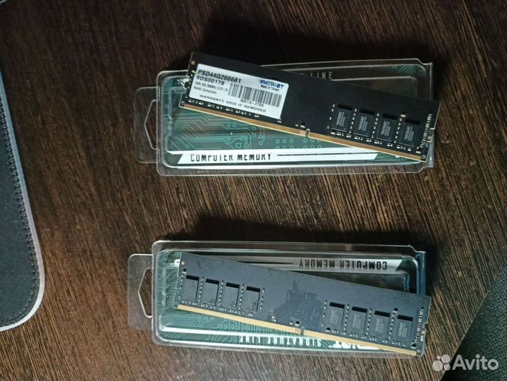 Оперативная память ddr4 2x4GB 2666Mhz
