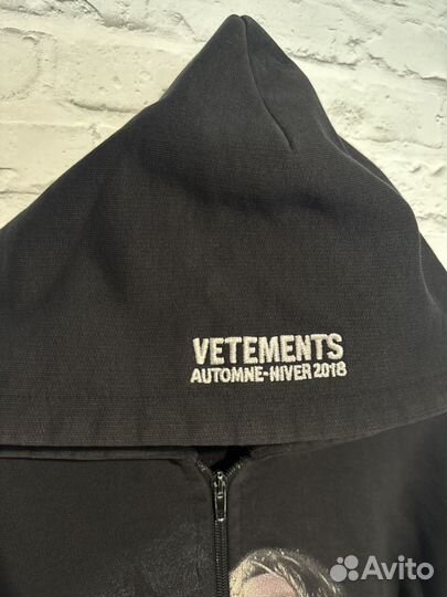 Vetements Зип худи Оригинал