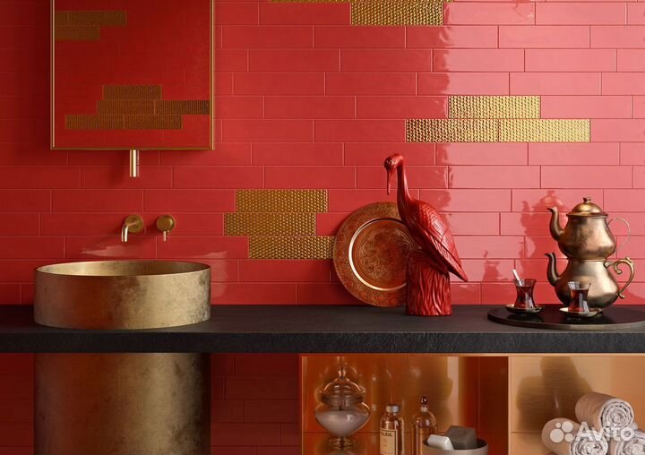 Плитка Imola bubble Bbbltu 73R 7,5х30 (bbbltu73R)