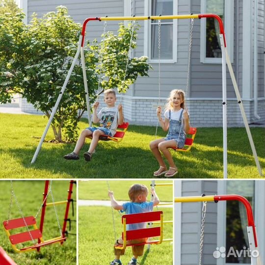 Детские качели уличные