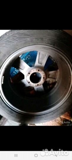 Диски с резиной r20 land cruiser 100,200. комплект