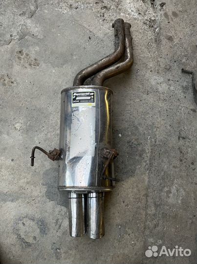 Supersprint на Bmw e46 330 выхлоп