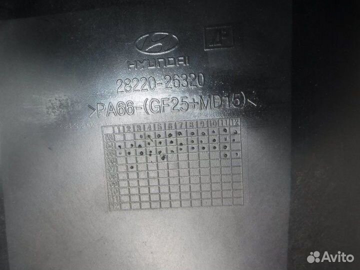 Воздуховод Hyundai Santa Fe classic D4EA 2008