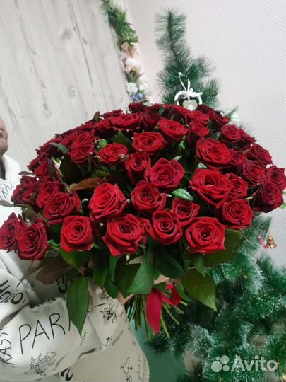 Доставка роз 25/35/45 см