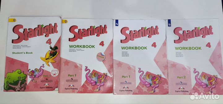 Starlight 4 Student's Book Workbook Part 1, 2