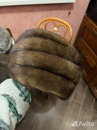 Шапка меховая норка 2 шт