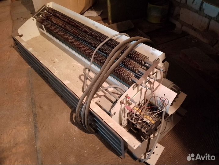 Тепловая завеса электрическая, тепловентилятор