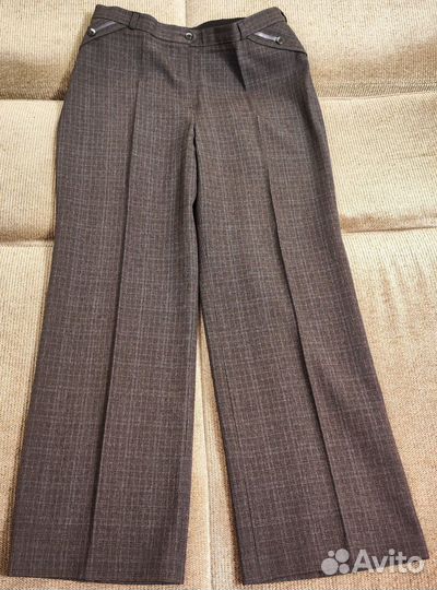 Брюки Стрейч коричневые