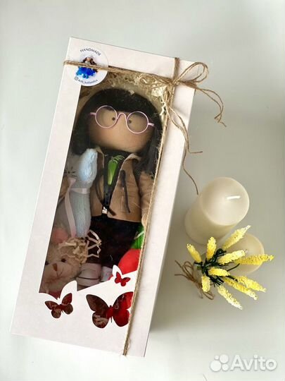 Портретная текстильная кукла