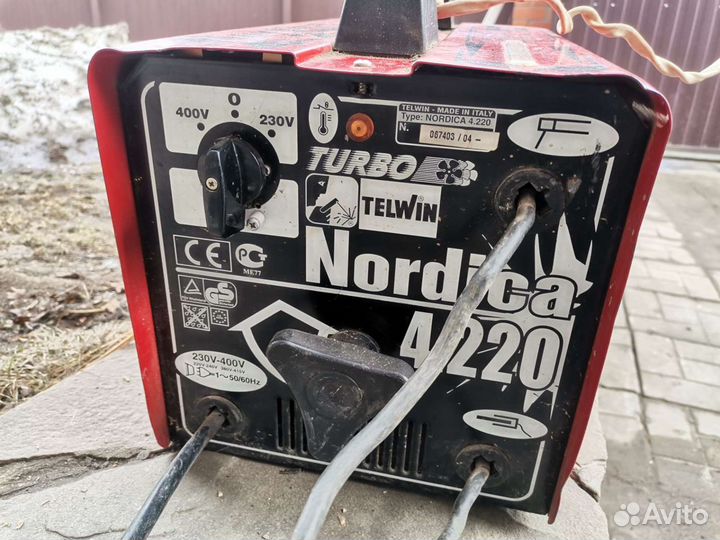 Сварочный аппарат nordica 4220 turbo
