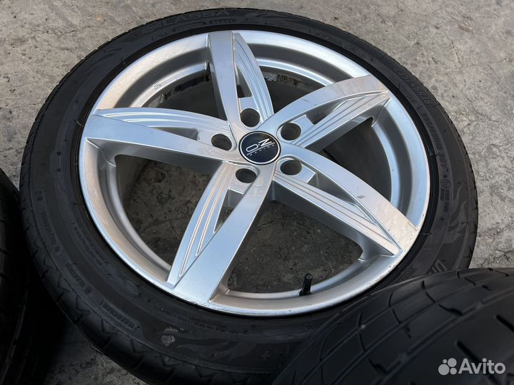 Летние шины на дисках r18 5x114,3 Nissan Teana