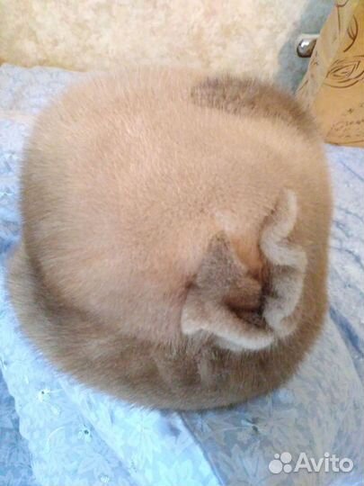 Шапка норковая женская