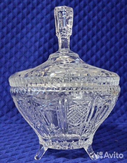 Хрусталь сахарницы свадебные бокалы салатница СССР