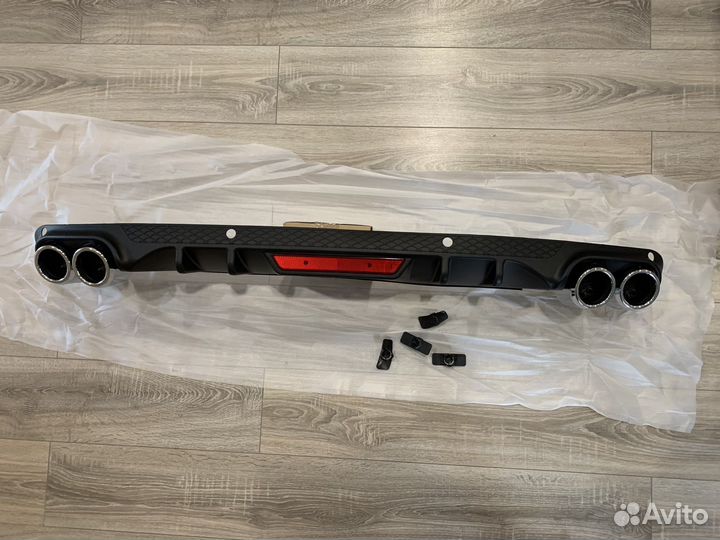 Диффузор заднего бампера Skoda Octavia A7